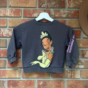 Zara x Disney The Princess and the Frog Crewneck Sweater (4-5Y)